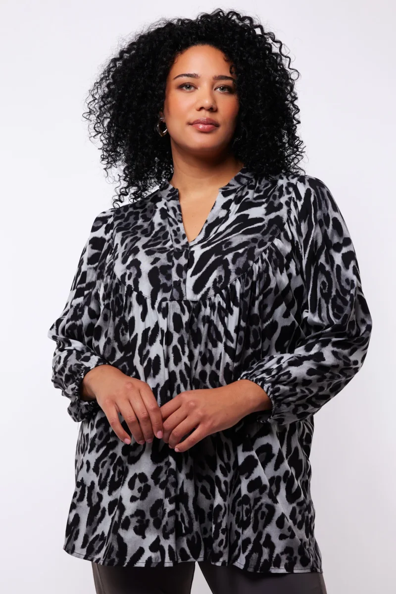 Alya blouse | Black/Mist - Afbeelding 2