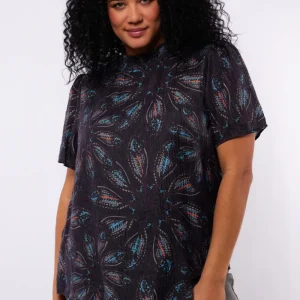 Zia top | Dark Chocolate/Moon Rock