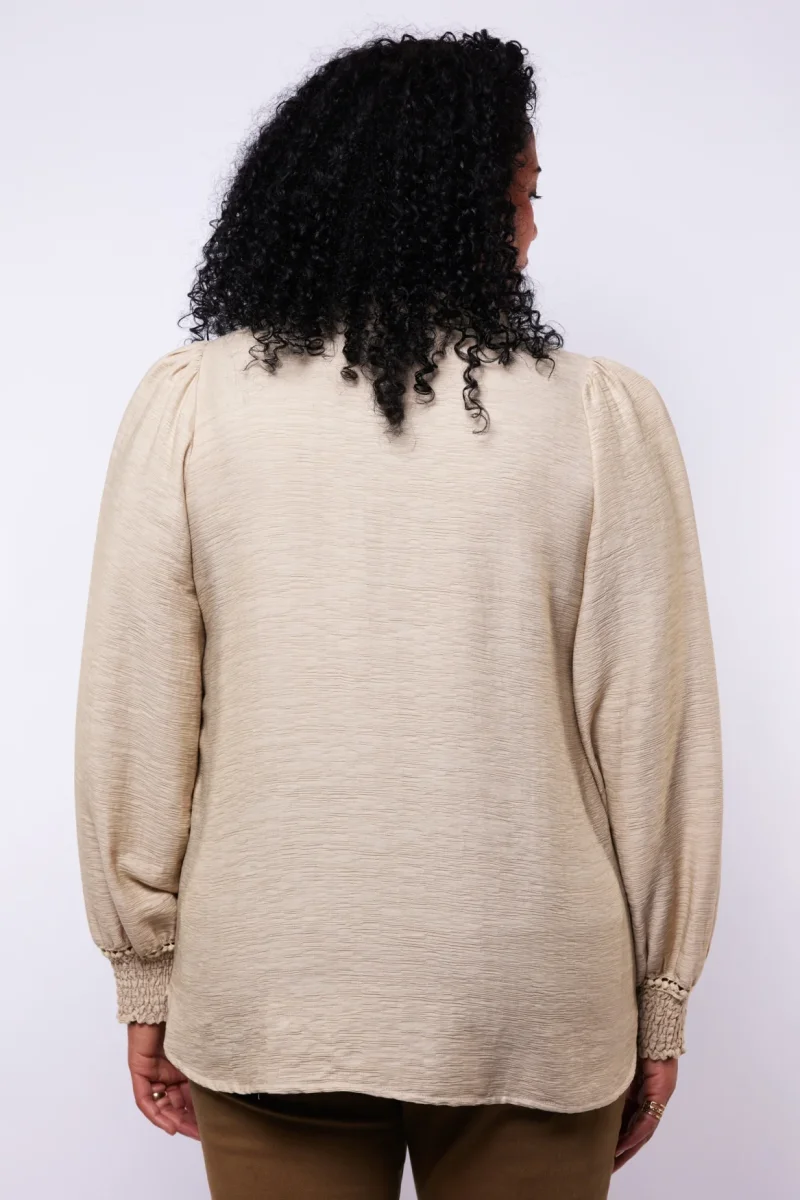 Eden blouse | Sand - Afbeelding 3