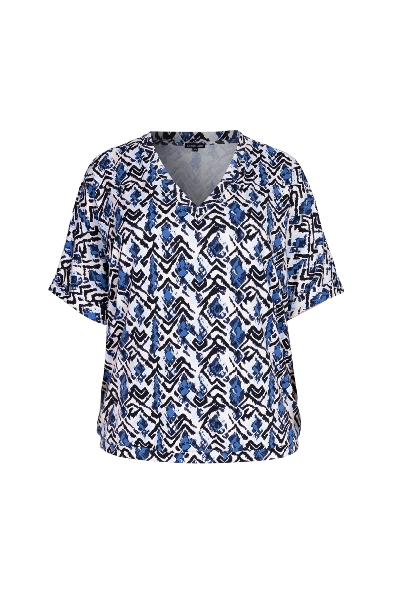 Aisla top | Sand/Light Indigo - Afbeelding 5