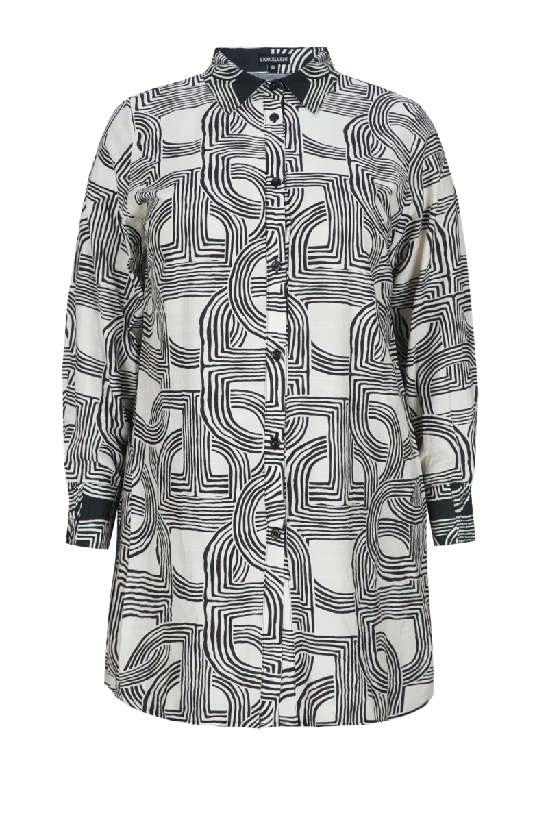 Sally tuniek | Black/Sand - Afbeelding 7