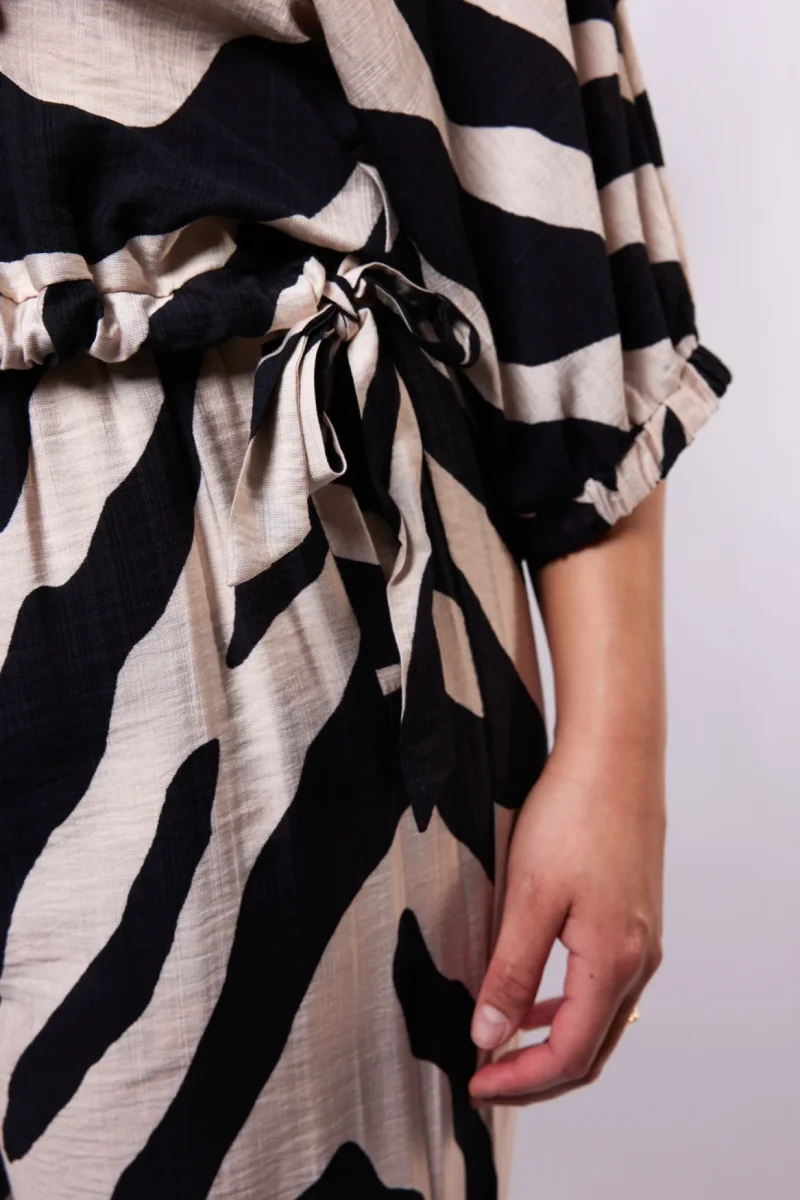 Aubriana top | Sand/Black - Afbeelding 4
