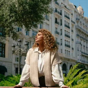 Sanna gilet | Sand