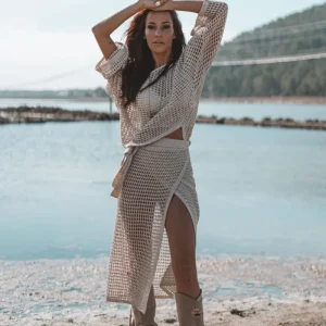 Ada Knitted Wrap Skirt
