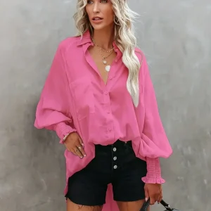 Beaudine - Luchtige oversized blouse