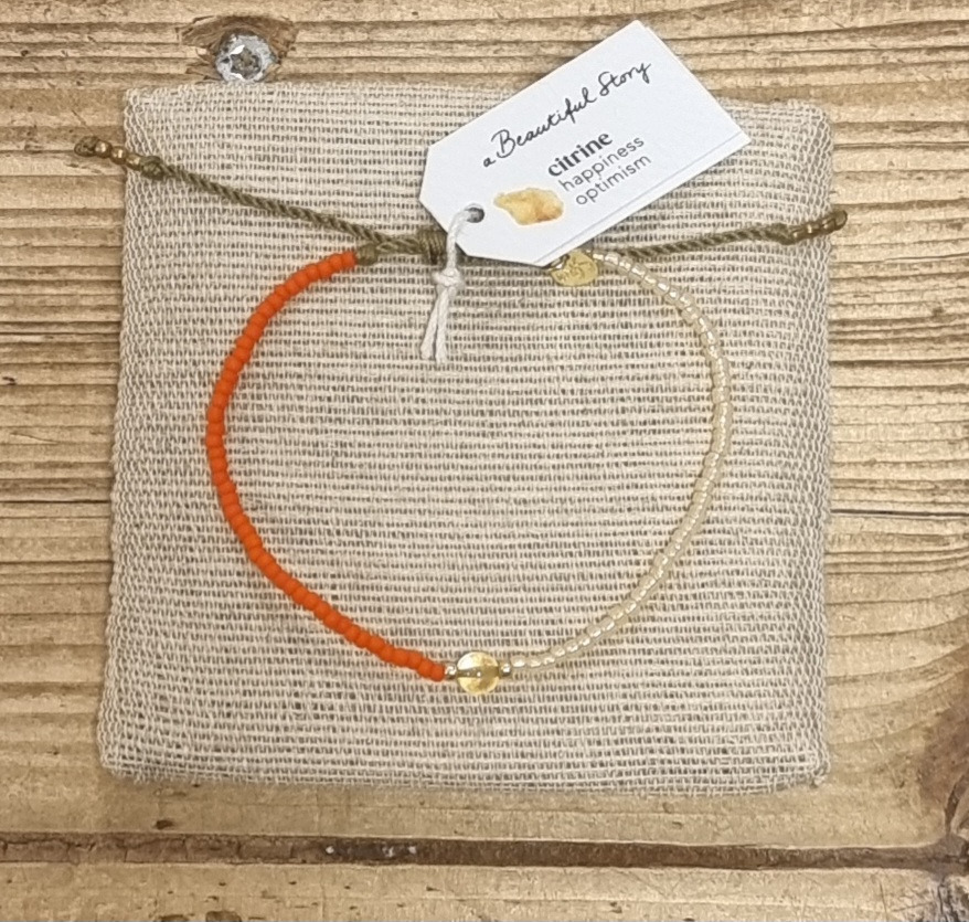 A Beautiful Story BL23671 Pleasure Citrine Armband