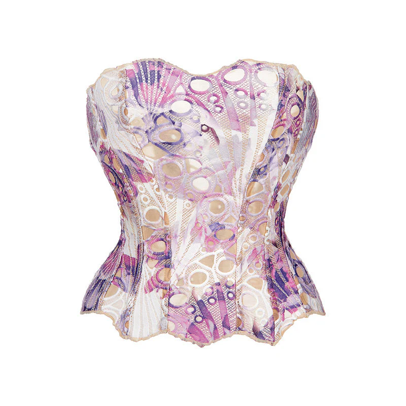 Stijlvolle Dames Corset Top Strapless met Kant - Afbeelding 9