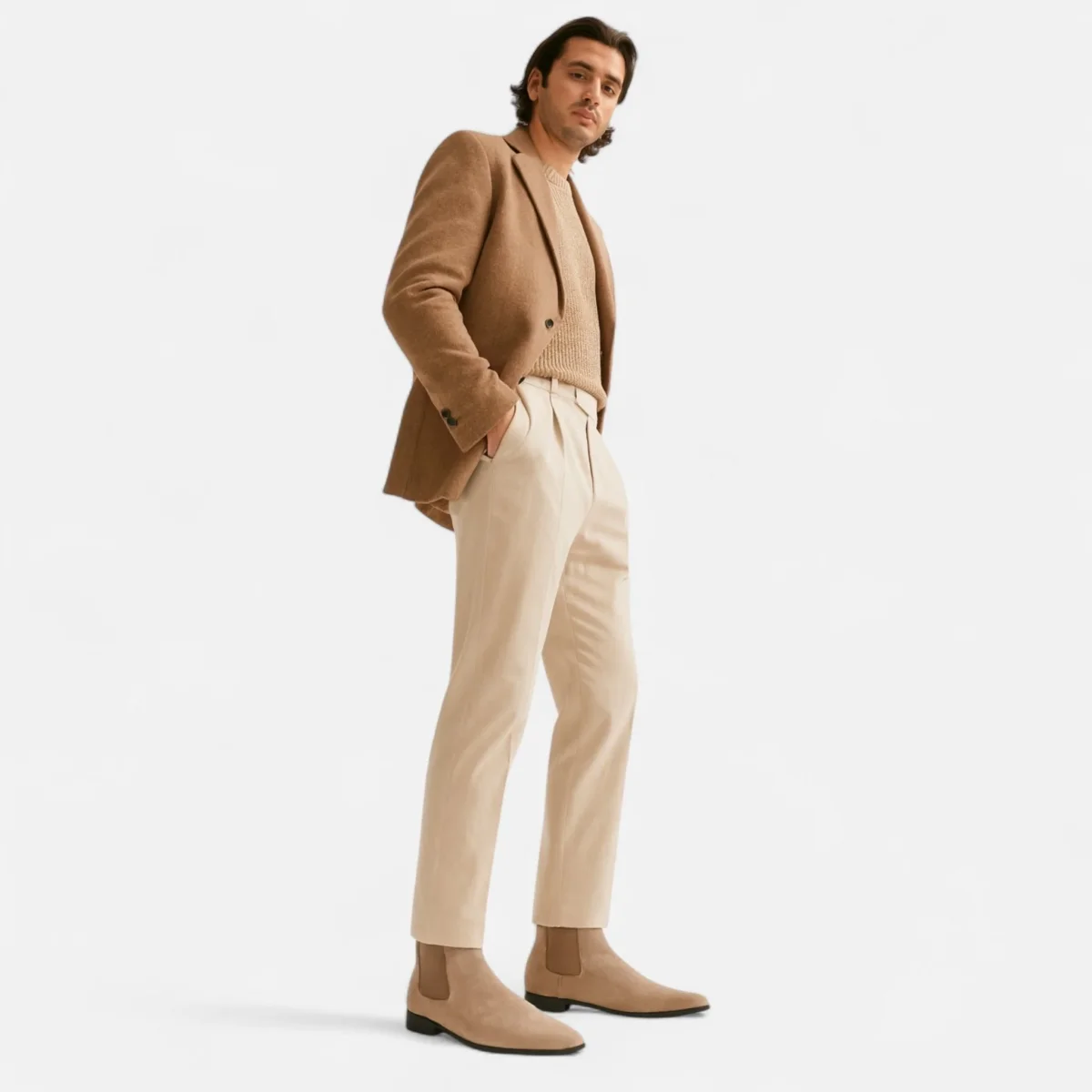 Heren Chelsea Boots – Comfortabele Pasvorm – Met Elastische Panelen - Afbeelding 3