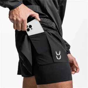 Liam Men's Sport Shorts 2-in-1 Ontwerp Sneldrogend voor Fitness en Joggen