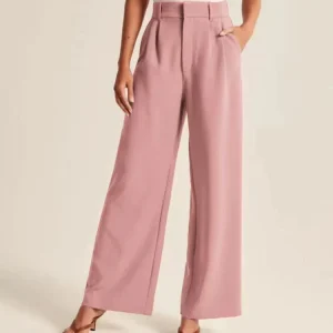 Marieke – Hoge Taille Pantalon met Wijde Pijpen