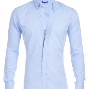 MASON | Heren Zip Fit Overhemd – Stijlvol & Slim Fit