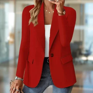 Mode Outlet | Blazer met Reverskraag – Stijlvol & Veelzijdig