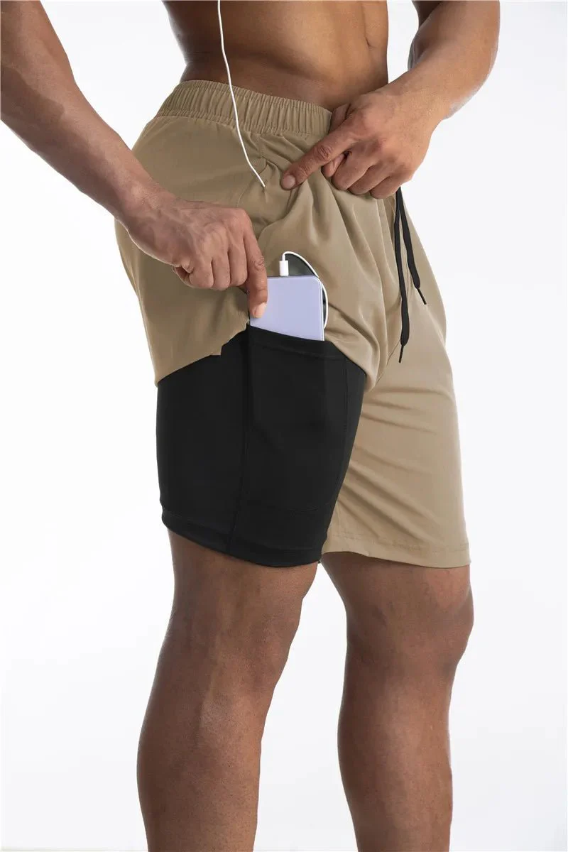 Titan | Hardloop Shorts met Liner & Telefoonzak – Comfort & Functionaliteit - Afbeelding 4